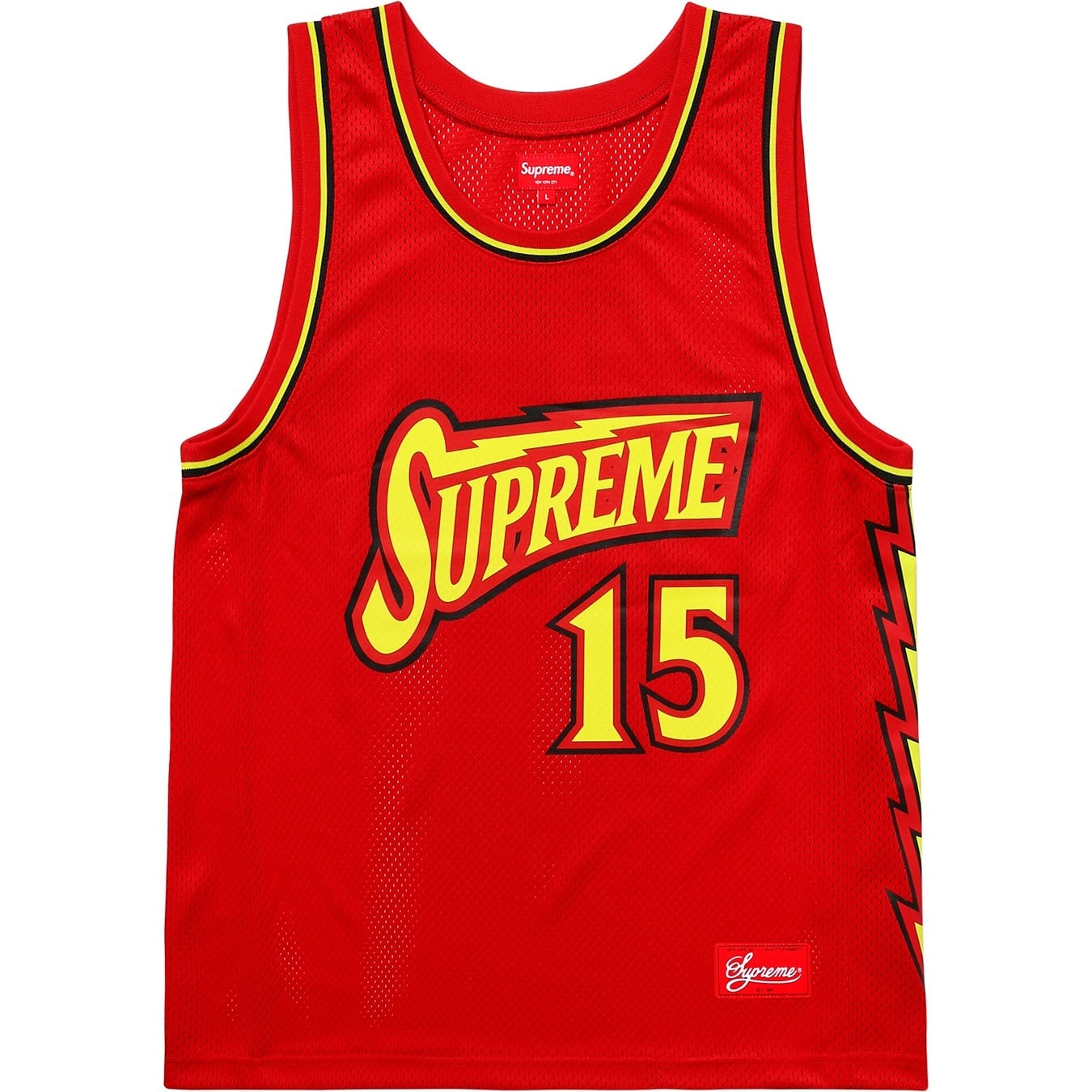 Bolt Basketball Jersey view 8